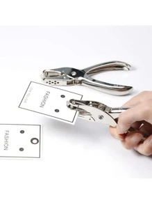 3/6mm單孔打孔手持金屬沖床/穿孔學校文具辦公室用品工藝工具適用於剪貼簿耳環項鍊