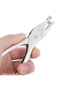 3/6mm單孔打孔手持金屬沖床/穿孔學校文具辦公室用品工藝工具適用於剪貼簿耳環項鍊