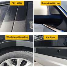 100ML Car Plastic Restorer-Restores Faded And Dull Plastic, Rubber, Vinyl Back To Black For Cars Trucks Motorcycles RVs & More Quick Polish Auto Detailing - Black - View 11