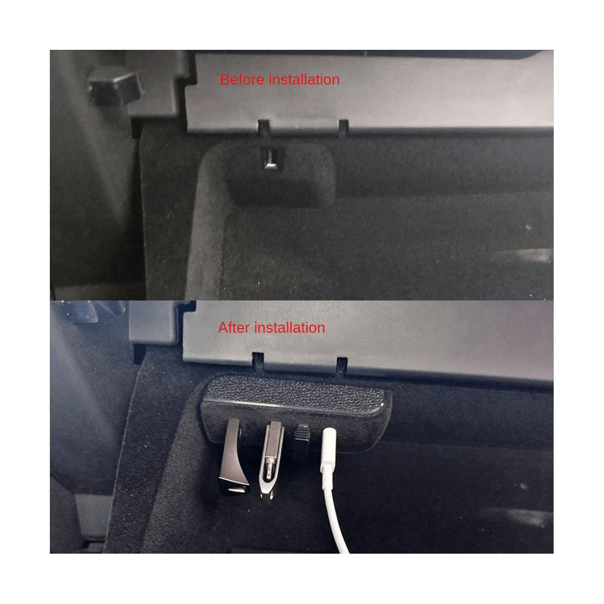 Glove Box USB Hub for 20212023 Model3, Model Y Models Glove Box