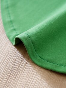 1 件绿色圣诞老人连帽宠物角色扮演服装