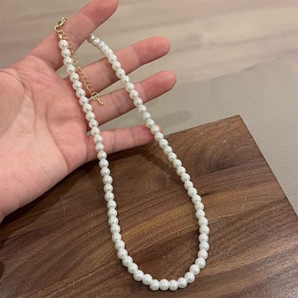 1入組珍珠項鍊(可用在小,中等的,大尺寸)