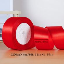 1/5 Stück sortierte Geschenkbänder, Satinbänder, Seidenbänder, 4cm breit, für das Basteln von Kunstblumen, Geschenkverpackungen