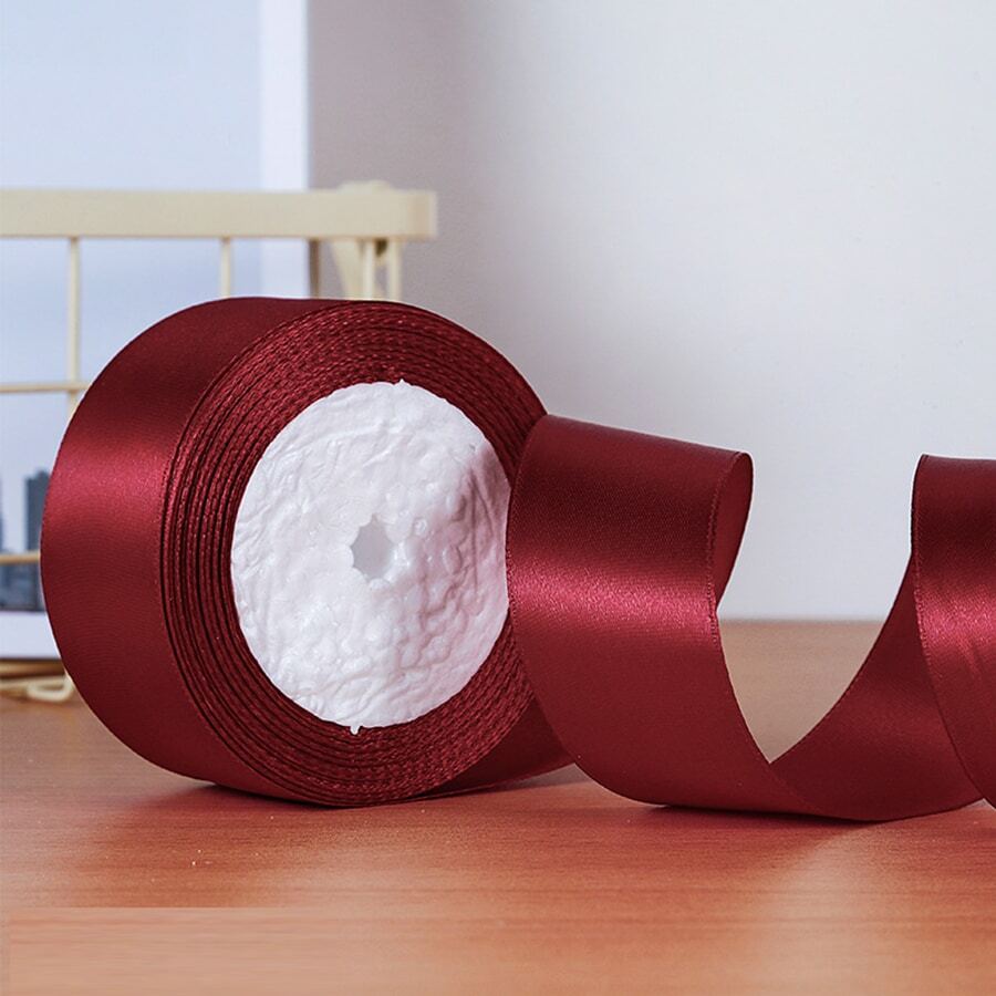 1/5 件彩色礼品包装带，缎带，丝带，4 厘米宽，用于制作人造玫瑰花，礼品包装