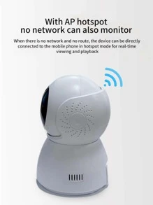 1pc Household Pet Camera For Dog And Cat For Home - Black and White - View 4