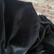 1pc 200gsm Velvet Rectangular Tablecloth For Wedding And Party Decoration - Black - View 6