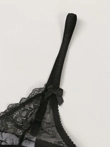Women's Sexy Ultra-thin Sheer Bra - Black - View 6
