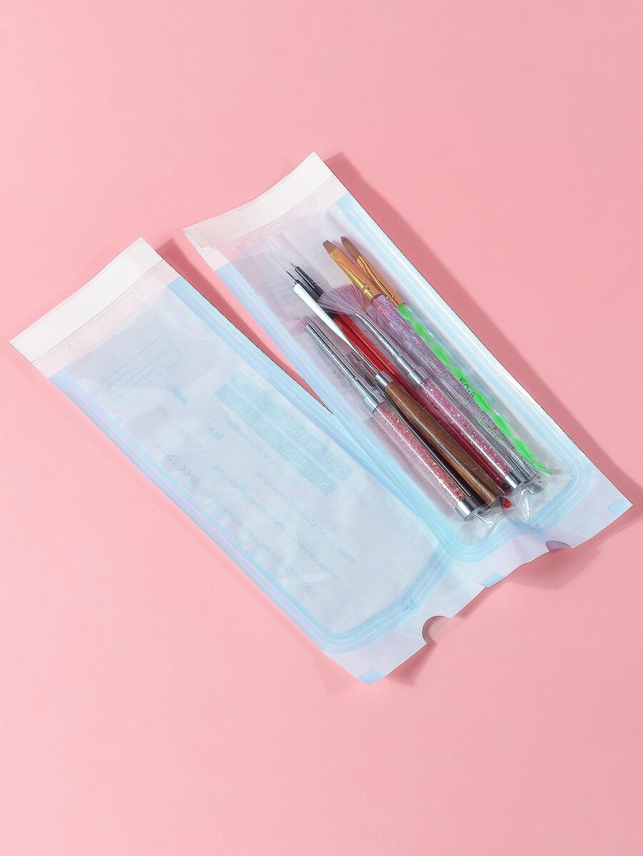 200pcs/Pack 90*260mm Disposable Sterilization Pouch For Manicure Tools