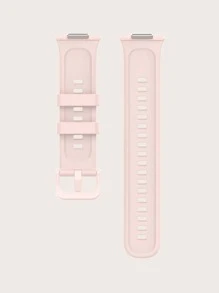 红色纯色硅胶表带（适合 Watch Fit 2） - 淺粉色 - 查看 4