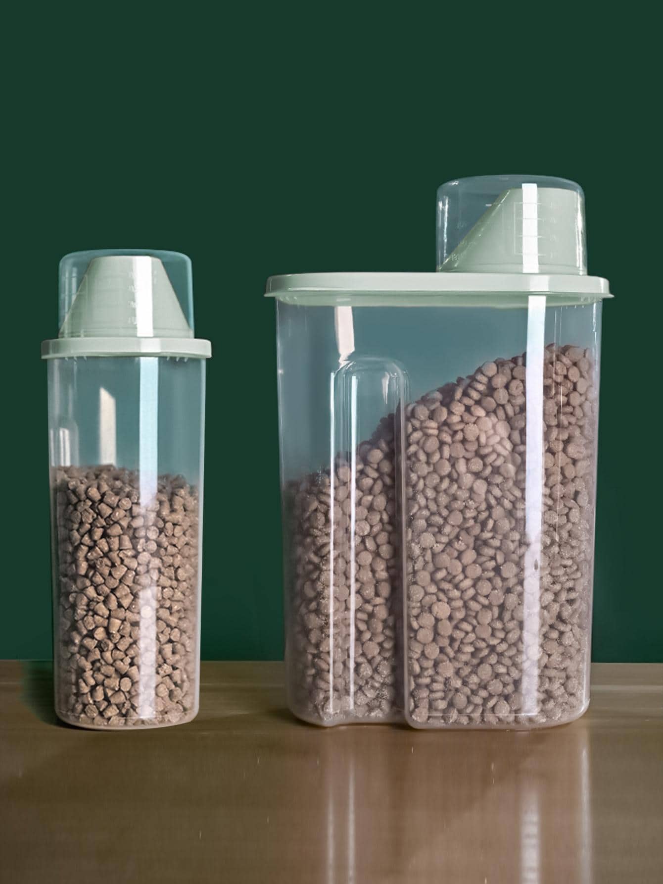 1pc Clear Pet Food Container SHEIN USA