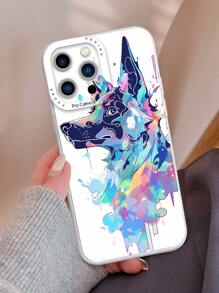 Trừu tượng Đầy màu sắc Hỗn hợp Hoa văn con chó TPU Ốp lưng & bao da điện thoại , Tương thích với Apple iPhone - Nhiều màu - Xem 1