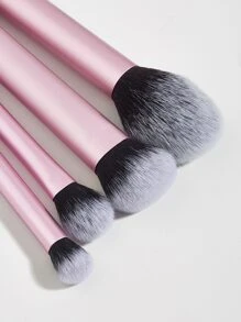 Princess Rose 4件套公主玫瑰面部化妆刷套装 - 腮红刷、粉底刷、细节刷和眼影晕染刷。采用优质纤维制成，柔软密实，抓粉力强，易于上妆。化妆刷套装，化妆刷套装，化妆刷套装，全套化妆刷，化妆刷套装，全套化妆工具，化妆刷套装，化妆刷套装，化妆礼盒套装