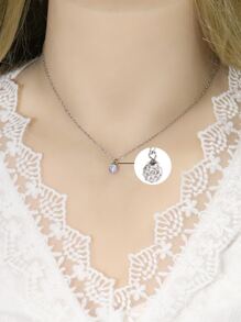 50 chiếc đinh ghim mắt mini nhỏ bằng thép không gỉ, đinh ghim mắt, móc khoen, móc cài ren vít, phụ kiện móc dùng để làm đồ trang sức DIY - Bạc - Xem 4