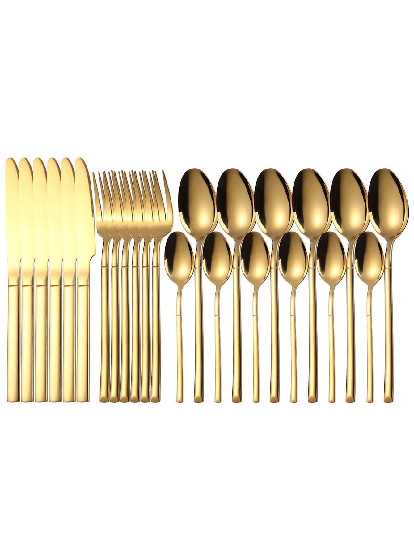 餐具套裝 - 金色 - 查看 1