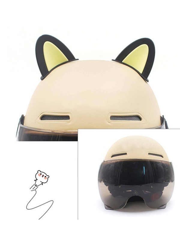 Cat Ear Helmet Fan For Motorcycle, Electric Vehicle And Helmet