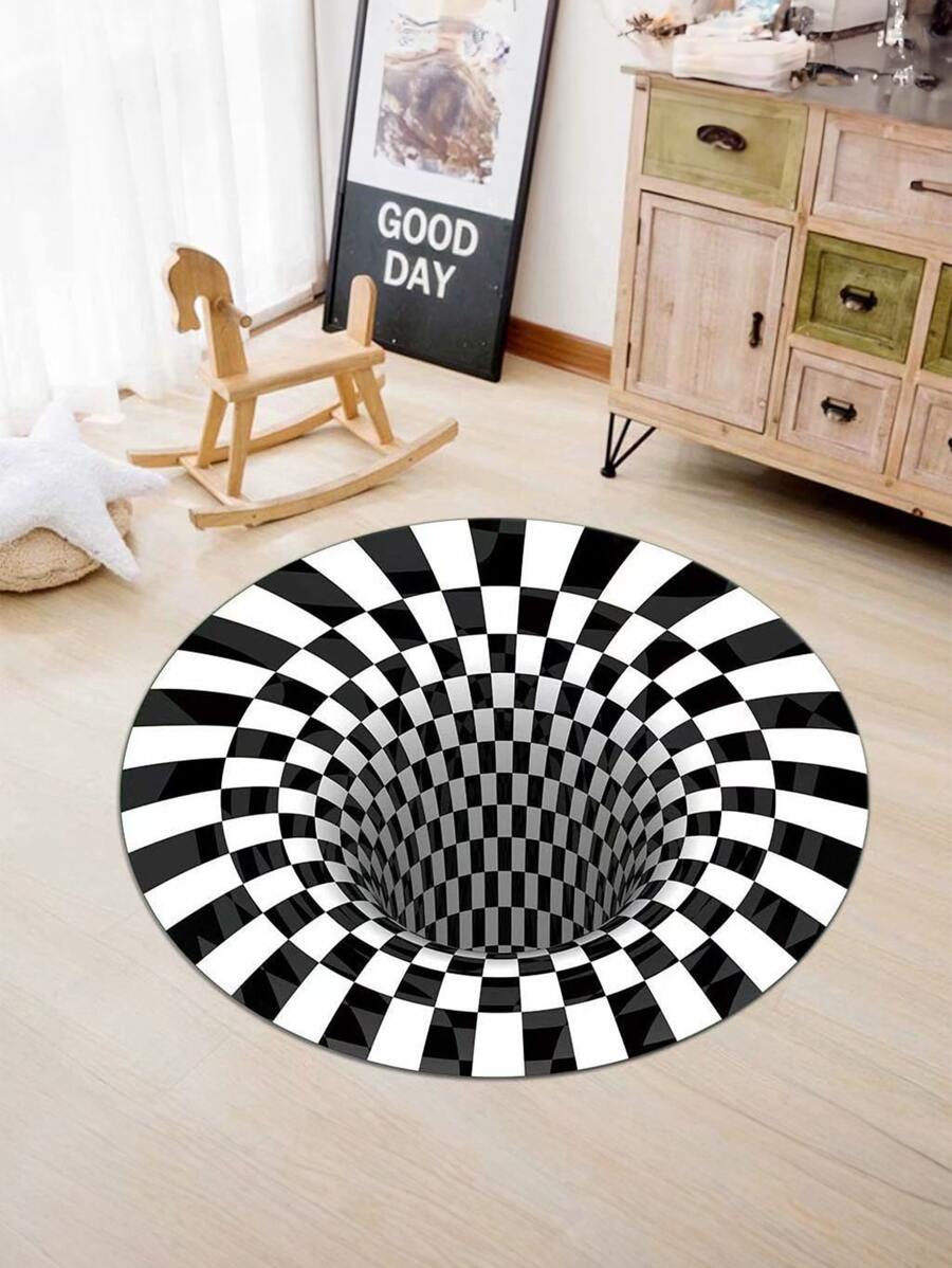 1 Miếng Tròn Thảm trải sàn Đối với Phòng khách , Học tập Trang trí phòng , Trẻ em Phòng Tấm thảm - Nhiều màu - Xem 1