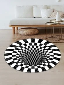 1 Miếng Tròn Thảm trải sàn Đối với Phòng khách , Học tập Trang trí phòng , Trẻ em Phòng Tấm thảm - Nhiều màu - Xem 4