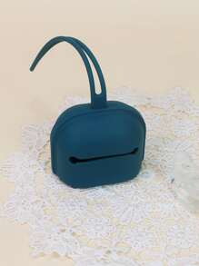 藍色的矽膠安撫奶嘴殼套適用於日常使用 - 藏蓝色 - 查看 1