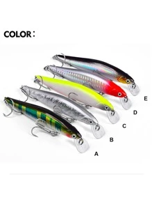 PRO BEROS PROBEROS 1pc Minnow Fishing Lure Wobbler Artificial bait With Treble Hooks Fishing Tackle