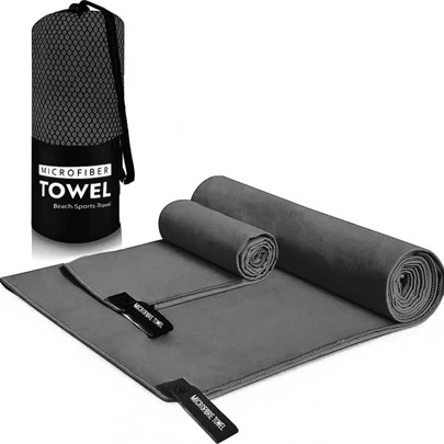 Quick-Drying Sports Towel 40x80/76x152CM Microfiber Fabric Blue Grey Green Orange Swimming Gym Fitness Camping Running Beach Washcloth Towels Home Bathroom Decor Beach Essentials Back To School