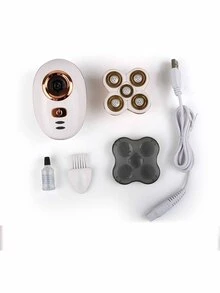 Afeitadora eléctrica para cabeza afeitado - de hombres cabeza Maquinilla de afeitar , Cuchilla de afeitar para barba , 5 cabezas Afeitadora eléctrica , multifuncional Maquinilla de afeitar para cabeza calva - Multicolor - Ver 5