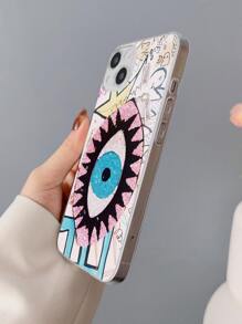 眼睛圖案手機外殼 - 彩色 - 查看 3