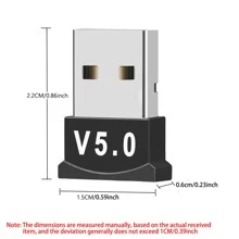 1 Miếng USB PC Cái Loa Bộ chuyển đổi , Chuột không dây Âm nhạc Máy phát máy thu - màu đen - Xem 8