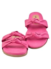 Women Flat Sandals - Màu Hồng Tươi - Xem 2