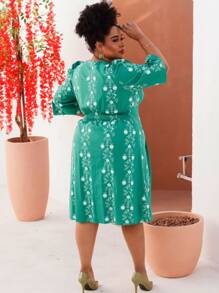 Plus Size Dresses - 綠色 - 查看 2
