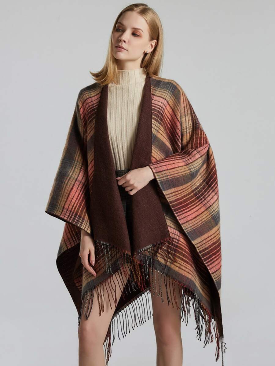 Chales de mujer - Café integral - Ver 1