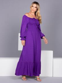 Women Dresses - 紫色 - 查看 2