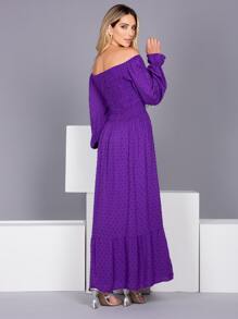 Women Dresses - 紫色 - 查看 5