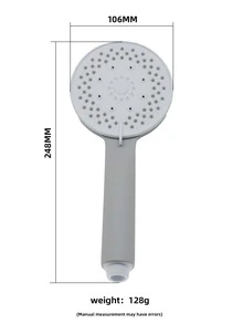 de mano Alcachofa de ducha con Manguera , cuarto de baño de mano Alcachofa de ducha para casa usar - Gris - Ver 6