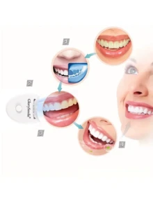 Kit de Blanqueador Dental con frío luz azul , incluye dental Guardia con blanqueador - Blanco - Ver 3