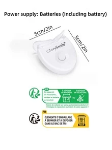 Kit de Blanqueador Dental con frío luz azul , incluye dental Guardia con blanqueador - Blanco - Ver 9