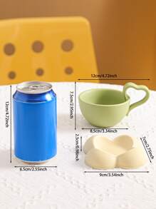 创意咖啡杯碟套装，可爱陶瓷杯，极具吸引力，适合咖啡和酸奶早餐