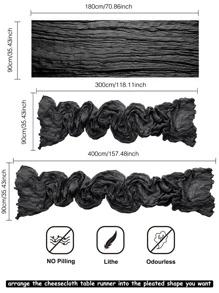 1入組滌綸桌巾餐廳波西米亞香檳色廚房桌巾 - 香檳色 - 查看 7