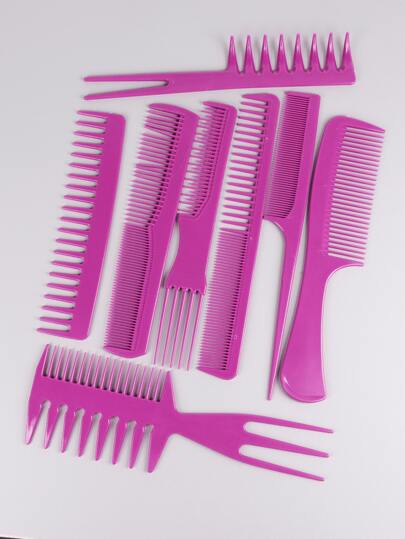 Styling Comb Set, 8Pcs Styling Comb Set, Hairdressing Tools Professional Hair Comb, Suitable For All Hair Length And All Hairstyles Hair Brush, Comb, Hair Tools, Hair Products And Accessories For Barber Salon Beauty Back To School, Travel Holiday Essentials, Hair Accessories For Women, Brush, Detangling Brush, Hair Brushes