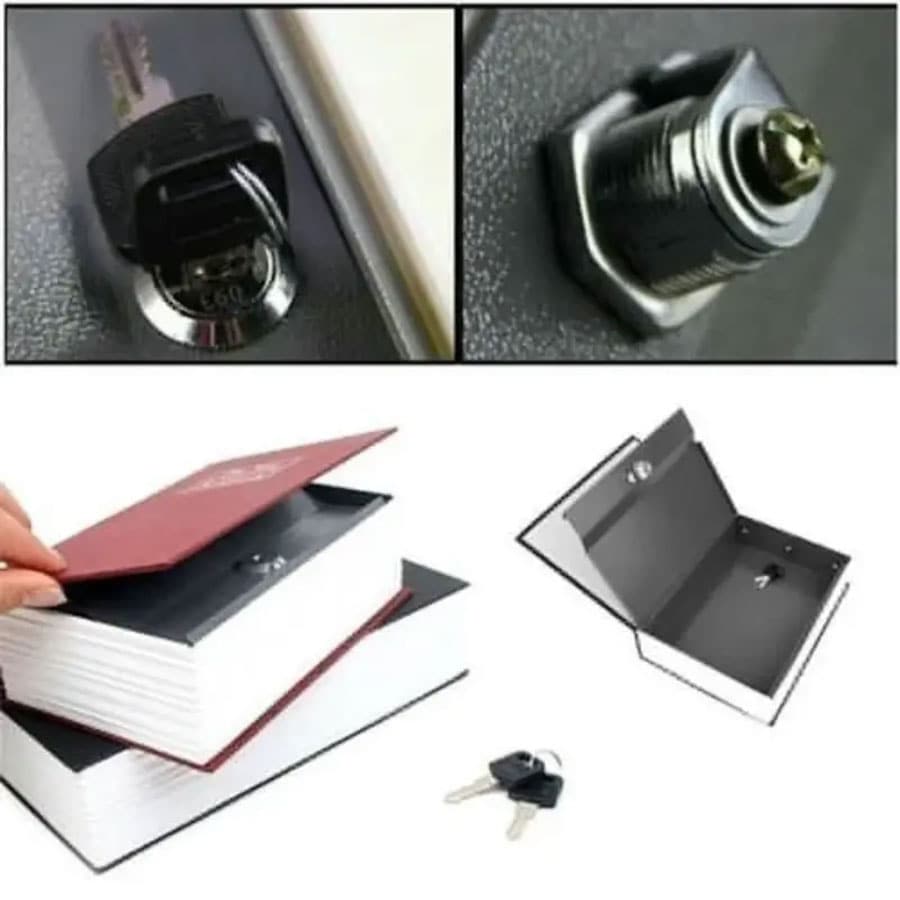 Dictionary Safe Box With Lock, Secret Hidden Book And Safe Money Hiding
