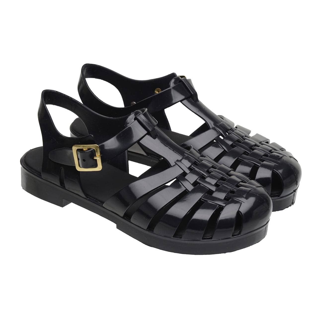 Women Flat Sandals - màu đen - Xem 1