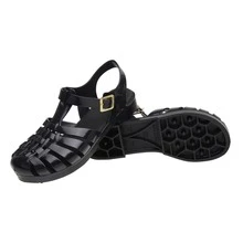 Women Flat Sandals - màu đen - Xem 2