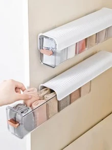 1 Miếng Trắng Gắn trên tường Hộp trữ - trắng - Xem 3