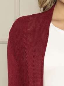 Women Cardigans - Màu Đỏ Sâu - Xem 3