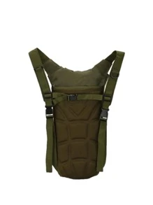 Mochila De Hidratación 3l Bolsa De Agua Táctica Senderismo - Verde - Ver 2