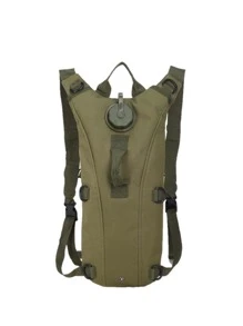 Mochila De Hidratación 3l Bolsa De Agua Táctica Senderismo - Verde - Ver 3