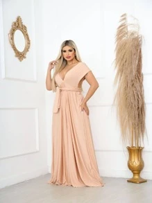 Women Dresses - 米色 - 查看 3