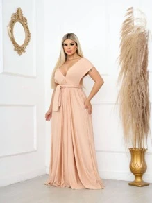 Women Dresses - 米色 - 查看 5