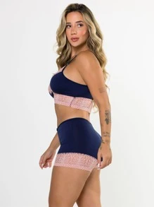 Women Pajama Sets - Azul Marino - Ver 2