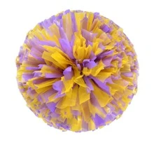 Matte Finish Large-sized Encrypted Ring, Purple & Yellow, Party Decoration - Multicolor - View 2
