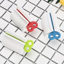 1pc/2pcs/3pcs Household Toothpaste Dispenser Squeezer Bathroom Accessories Toothpaste Holder Organizer Hair Dye Cosmetics Creative Squeezer Without Waste Bathroom Decor Summer Back To School